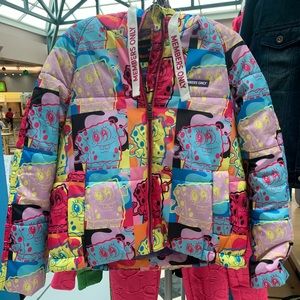 Spongebob puffer jacket